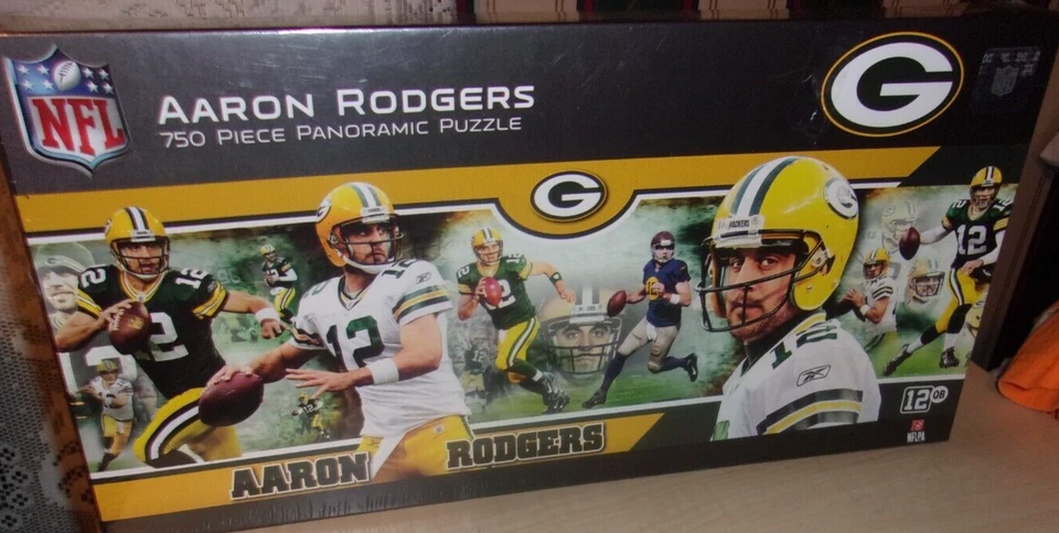 PUZZLE 750 PIEZAS OBRAS MAESTRAS AARON RODGERS GREEN BAY PACKERS #91548 NUEVO Foto 1 de 4