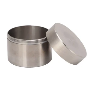Stainless Steel Sealing Case Tea Leaf Canister Container Can Mini Portable Box - Picture 1 of 22
