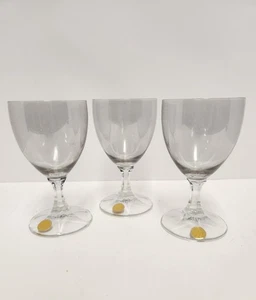 Vintage Kristallkelche 3er Set - West Germany Rauchgrau Stielglas - Bild 1 von 8