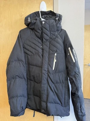 Chaqueta de esquí Salomon Clima Pro Down Puffer grande para hombre Foto 1 de 4