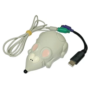 Souris d’ordinateur vintage DOM Polymer-Technik DOM29499 — 90s PS/2 USB rongeur - Photo 1/14