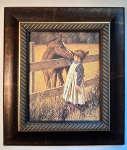 VTG Framed Print by Jim Daly FIRST LOVE (PERMANENTLY DISCONTINUED PRINT) - Picture 1 of 10