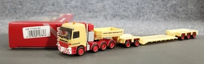 Remolque HERPA HO 1:87 147613 MB TITAN TALLA 9 EJE SEMI Y CARGA BAJA 10" LARGO IOB Foto 1 de 4