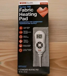CVS Series 700 Fabric Heating Pad Standard Size 12” x 15” LCD Control - Picture 1 of 4