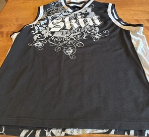 Vintage Y2K Skin Industries Skater Tank Top Muscle Grunge Goth 2XL Free Shipping - Picture 1 of 5