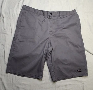 Anthrazitfarbene Original Dickies Twill Arbeitsshorts für Herren Größe 38/12 Zoll Schrittlänge - Bild 1 von 8