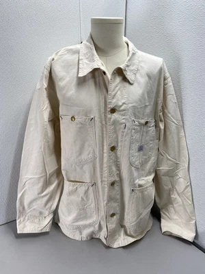 Polo Ralph Lauren Mens Cotton Twill Utility Jacket Size XL Off-White - Image 1 of 4