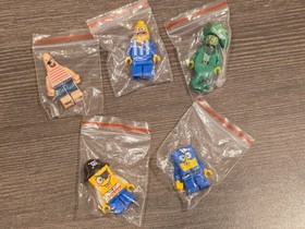 5 Lego Minifigures Lot SpongeBob Pirate Patrick The Flying Dutchman 3817