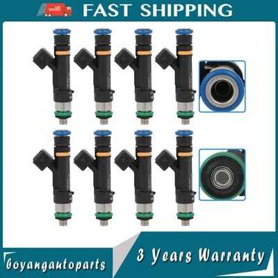 8x Fuel Injector For Ford F-150 F-150 Heritage F-250/350 Super Duty 2003 2004 - Imagem 1 de 4