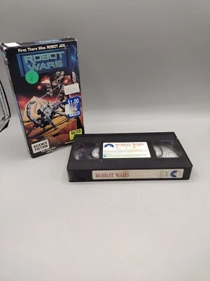 ROBOT WARS VHS Movie 1993 Plus Video Bonus Full Moons Videozone  - Image 1 of 2