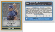 2009 Bowman Draft Prospects Chrome Gold Refractor /50 David Hale #BDPP46