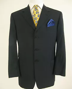 Paul Smith London Men's Wool Blue Striped Italian Blazer Jacket Sport Coat 38 R - Picture 1 of 12