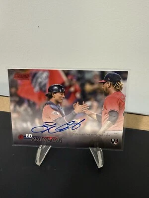 Topps 2023 Stadium Club Bo Naylor Auto /50 Rookie Card MINT - Image 1 of 2