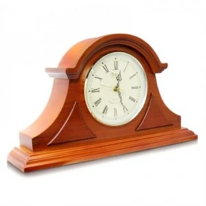 Bedford Clock Collection Mahogany Cherry Mantel Clock With Chimes - Picture 1 of 1