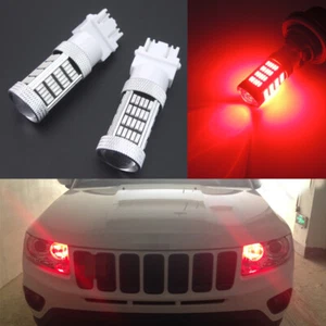 Bombilla LED de circulación diurna roja brillante 2 piezas para Jeep Grand Cherokee 2011-2013 - Imagen 1 de 10