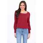 Evy's Tree Haven Top Tee Tunic in Red Dahlia 1X