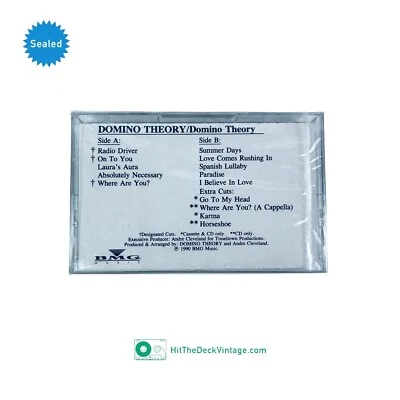 Domino Theory – Domino Theory Cassette Tape (1990) PROMO SEALED - Image 1 of 4