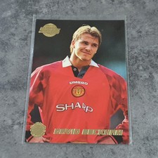 1999 Merlin Premier Gold David Beckham #86 Manchester United Real Madrid Legend