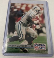1992 Pro Set  169 Barry Sanders  Detroit Lions