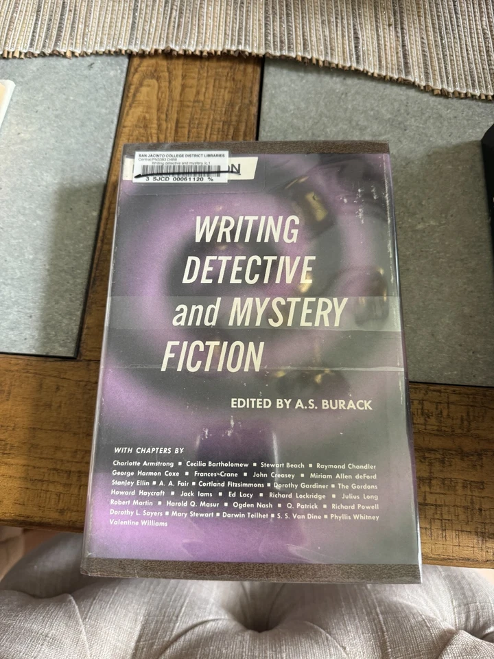 Writing Detective and Mystery Fiction by A.S. Burack revised edition hardcover - Image 1 of 3