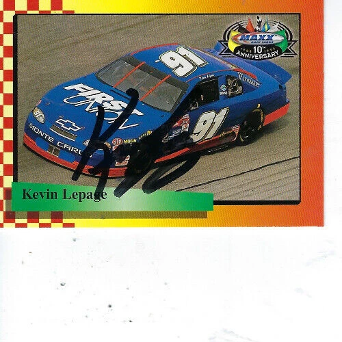 KEVIN LEPAGE SIGNED 1998 MAXX RACING #71  - NASCAR - Image 1 of 1