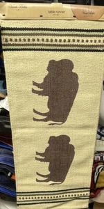 REGAL COMFORT “Tan Buffalo ” TABLE RUNNER 15”x 36” - Picture 1 of 2