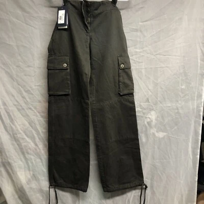 AJ Armani Jeans Womens Army Green Cargo Pants Size 6 NWT - Image 1 of 4