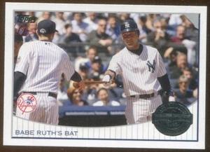 Yankees Babe Ruth's Bat Insert and Promo Cards Lot of 2 Read Description - Picture 1 of 4