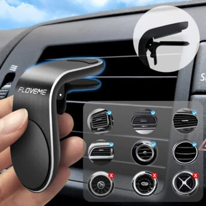 Black Magnetic Car Phone Holder Parts For Mobile Phone Magnet Mount Accessory - Picture 1 of 15