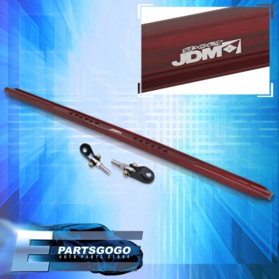 For 94-01 Acura Integra DC2 JDM Rear Aluminum C Pillar Tower Brace Strut Bar Red - Image 1 of 3