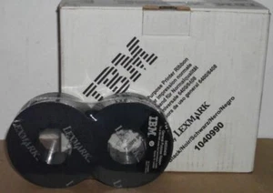 Original IBM Lexmark Printer Ribbon 1040990 für 6400 6408 Farbband  black 1 stk  - Picture 1 of 1