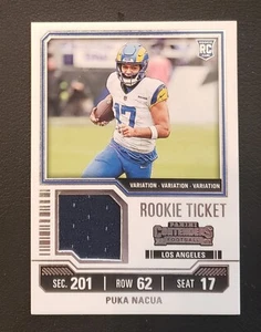 Panini Contenders 2023 - Muestras de boletos de novato variaciones PUKA NACUA #TS13V RC - Imagen 1 de 2