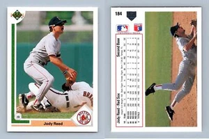 Jody Reed - Red Sox #184 Upper Deck 1991 Baseball Trading Card - Picture 1 of 1