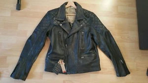 Ricano Lederjacke Slim Biker Rocker Motorrad 60s Vintage JKT 11950 Beige Ruboff - Bild 1 von 9