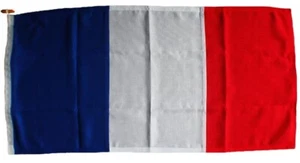 France courtesy flag French boat MoD woven marine grade cotton like sewn stitche - Picture 1 of 4