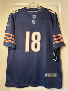 Caleb Williams #18 Chicago Bears Blue Stitched Jersey Mens Medium! NWT 🔥 - Picture 1 of 8