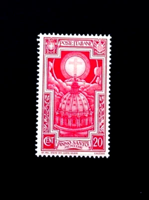 Sello ITALIA - 1933 Cúpula de San Pedro 20c MH 75 Foto 1 de 2