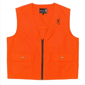 Browning Junior Orange Safety Hunting Vest - Unisex Children's Medium - Picture 1 of 6