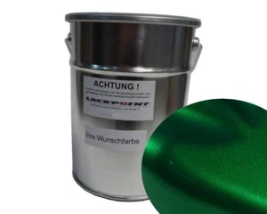 1 Liter Spritzfertigen Basislack Candy Grün 2 Metallic Autolack Trendlack neu ! - Bild 1 von 1