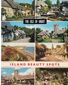 X.049 ISLE OF WIGHT - ZEHN MULTIVIEW POSTKARTEN VON IW - Bild 1 von 5