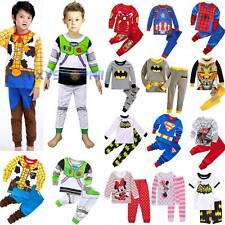 Toy Story Buzz Lightyear & Woody Kids Cosplay Fancy Dress Superhero Pyjamas Set·