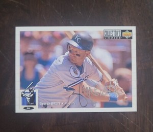 1994 Collector's Choice George Brett #65 Silver Signature SP Royals Upper Deck