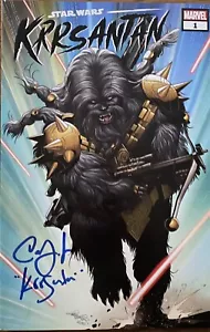 Cómic de Krrsantan de Star Wars firmado genuino de Carey Jones Nº1 - Imagen 1 de 1