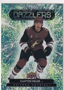 2022-23 UPPER DECK GREEN DAZZLERS CLAYTON KELLER COYOTES NHL HOCKEY JC-3745 - Picture 1 of 1