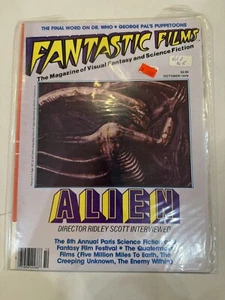 Fantastic Films October 1979 ALIEN Ridley Scott Interview Dr. Who Comic Magazine - Picture 1 of 3