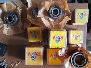 22 Bearings Moto Car D' Old Polyest Different Sizes IN Block Funds Of - Picture 1 of 12