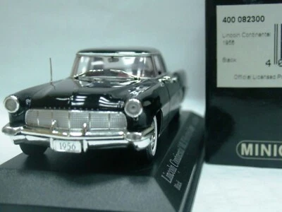 WOW EXTREMADAMENTE RARO Lincoln Continental techo rígido cupé 1956 negro 1:43 Minichamps Foto 1 de 3