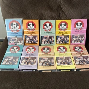The Mickey Mouse Club Volume 1-10 Walt Disney VHS 3-10New Sealed Collectible VTG - Picture 1 of 4