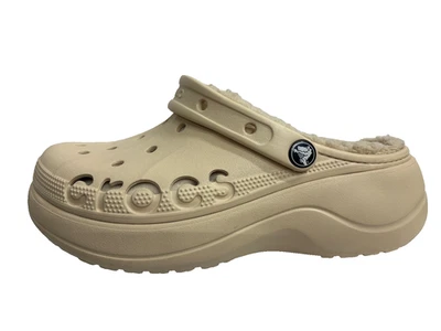 Crocs Baya Plateau Clog Gefüttert Damen UK 7 US 9 Eu 40/41 - Bild 1 von 4