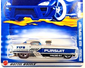 2002 1:64 Hot Wheels Metrorail Nash Metropolitan metallic silver #206 - Bild 1 von 8